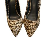 EXPRESS Leooard Calf Hair Block Heel Pumps, Sz 7 Photo 7