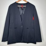 Spanx NWT The Perfect Collarless Blazer Classic Black large Photo 0