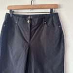 Rafaella  Classic Black Straight Leg Pants Women’s Size 4 | Mid Rise Photo 2