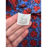 Whit Jude‎ Dress Cotton blue red Polka Dot Knee Length Shift Dress Size L Size L Photo 7