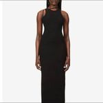 SKIMS  Black Soft Lounge Cut Out Long Slip Dress Photo 5