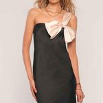 Heartloom Elegant Black Dress with Cream Bow Photo 1