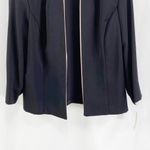 Dress Barn  Black Open Front Collarless Blazer New With Tags Photo 8