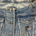 Fiorucci Vintage 90’s Women’s Large  Denim Off the Shoulder Fitted Corset Top Photo 2