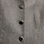 W By Worth Vintage  Black Wool Blazer Velvet Trim Timeless Classic Size 8P Petite Photo 5