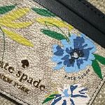 Kate Spade Spade Flower Blazer Blue and Green Floral Card Case Photo 3