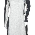 Athleta Dress Womens Small Gray Colorblock Raglan Sleeve Sweatshirt Athleisure Photo 0