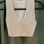 Aritzia  Cream Ribbed Knit Women's Top Photo 0