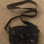 Lug Dark Grey Crossbody Bag with Butterfly Design Photo 0