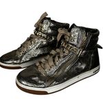 Michael Kors  Metallic Leather High‎ Top Sneakers Photo 1