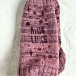 MUK LUKS Short Faire Isle Cabin Socks Faux Fur Lined Non Photo 3