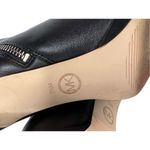 Michael Kors  Sammy Black Leather Side Zip Platform Ankle Boot sz 7.5 $198 Photo 5