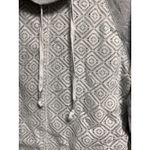 Miss Chievous 025-006 Hoodie Womens M Gray Lace Crochet Over Front Casual Photo 2