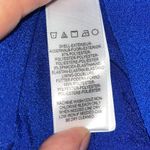 Dress the Population Catalina Fit Flare V-Neck Crepe Dress Electric Blue XS Photo 12