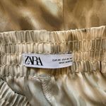 ZARA  Tan and White High Waist Shorts size XS Photo 2
