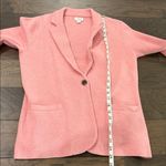 JCrew Factory Petite Knit Blazer Sz MP Pink Photo 7