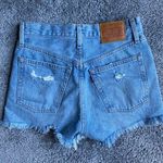 Levi’s 501 ripped denim shorts Photo 0