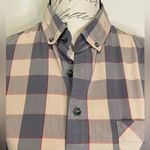 FRANK & OAK Long Sleeve Cotton Plaid Button‎ Down Shirt sz Medium Gray Photo 1