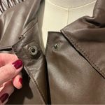 🌸VINTAGE CENTIGRADE 100% BROWN LEATHER JACKET SIZE LARGE🌸 Photo 2