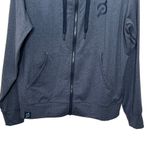 Peloton Logo Relaxed DreamBlend Hoodie Full Zip Fleece Sweatshirt Womens Size M Photo 4