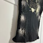 Affliction Small t shirt gold splatter spray paint Photo 3