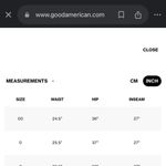 Good American Good Straight Jeans Side Stripe Raw Hem Dark Blue Size 20 Photo 13