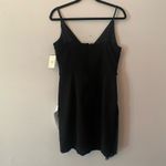 Dress the Population NWT Alida Black Fringe Sleeveless Mini Dress Women's Large Photo 7