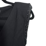 Maje  Black Beaded Shoulder Sleeveless Top Photo 5