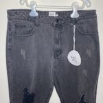 Princess Polly  Zaneta washed black ripped skinny jeans size 12 Photo 5