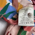 Sézane RARE Sezane Florence Shirt Silk blue pink white yellow floral SZ34 bust34 US2 Photo 3