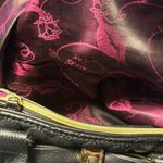 Betsey Johnson Betsy Johnson, adorable handbag, black with black & white bow. New without tags. Photo 4