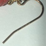 Gold Filled Dainty Dangling Brown Boho Pierced Earrings Photo 1