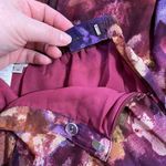 Coldwater Creek Womens Midi Skirt A Line Floral Print Pleated Lined Pink Medium Photo 4