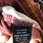 New Look  striped linen loose pants with‎ belt Photo 7