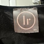 Apricot Lane Black Tie Front Blouse Size M Photo 2