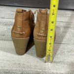 Sperry  Topsider Harlow Burnished Leather Wedge Bootie  Cognac Sz9 Sold Out Photo 9