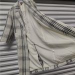 Vince Camuto  Women’s Plaid Tweed Coat Size Small Ivory Black Longline Jacket Photo 4