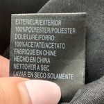 Tahari Arthur S. Levine Geometric Black Structured Exposed Zipper Back Knee Length Dress, size 6 Photo 14