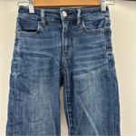 American Eagle  Hi-Rise Jegging Skinny Dark‎ Wash Cropped Jeans Sz 24 Photo 1