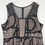 Metaphor Plus Size 24W Dress Black Sheath Silhouette Illusion Knee Length 210 Photo 2