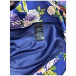 Lulus Floral Thats A Wrap Long Sleeve Faux Wrap Surplice V Neck Dress Navy S Photo 11