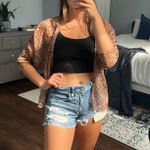 Brown floral Kimono Size M Photo 3