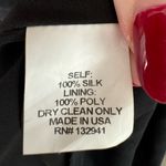 Amanda Uprichard 100% Silk Black Long Sleeve Cutout Mini Dress size P XS 0-2 Photo 5