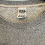 PINK - Victoria's Secret Victoria’s Secret Pink Crewneck Tie Waist Sweatshirt Size L Photo 4