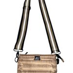 Think Royln Small Tan Nylon Quilted Bum Bag Crossbody Purse Bag Photo 1
