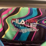 FILA  | Sport Running Multicolored Rainbow Wave Capri Leggings Size Large Photo 2