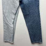 PacSun  Color Block High Rise Straight Women's Blue Jeans Size 23 Button Fly Photo 7
