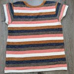 Madewell XS Multicolor Striped Short Sleeve Tee – Soft Knit Retro Stripe Top Photo 1