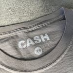 JOHNNY CASH‎ NWT Extra Small XS Beige Graphic Tee Country Cowboy Tan Green NEW Photo 1