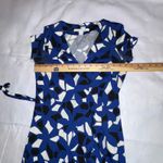Diane Von Furstenberg DVF‎  New Julian Two S/S Abstract Print Wrap Dress Photo 8